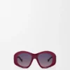Beveled Pentagon Sunglasses