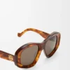 Beveled Pentagon Sunglasses