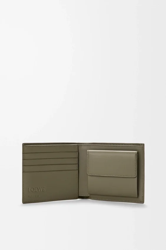 Bifold Coin Wallet in Satin Calfskin Bifold Coin Wallet in Satin Calfskin