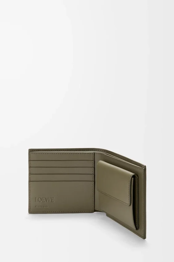 Bifold Coin Wallet in Satin Calfskin Bifold Coin Wallet in Satin Calfskin