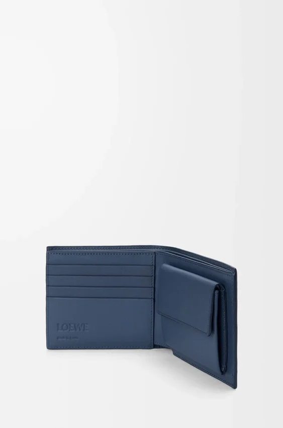 Bifold Coin Wallet in Satin Calfskin Bifold Coin Wallet in Satin Calfskin