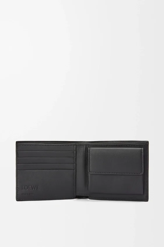 Bifold Coin Wallet in Soft Grained Calfskin Bifold Coin Wallet in Soft Grained Calfskin