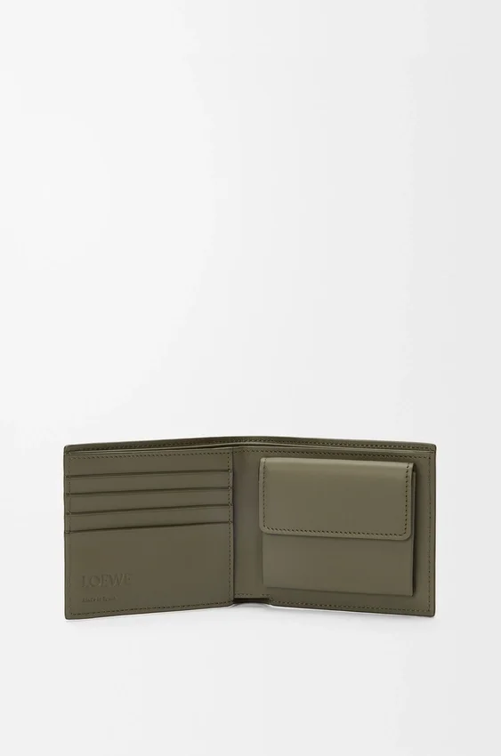 Bifold Coin Wallet in Soft Grained Calfskin Bifold Coin Wallet in Soft Grained Calfskin