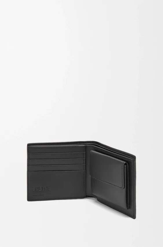 Bifold Coin Wallet in Soft Grained Calfskin Bifold Coin Wallet in Soft Grained Calfskin