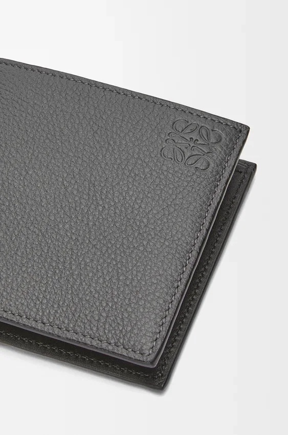 Bifold Coin Wallet in Soft Grained Calfskin Bifold Coin Wallet in Soft Grained Calfskin