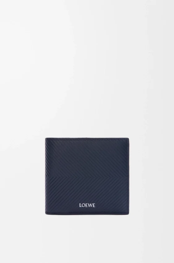Bifold Coin Wallet in Textured Classic Calfskin Bifold Coin Wallet in Textured Classic Calfskin