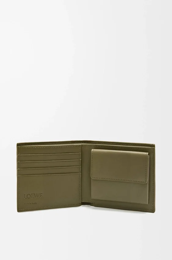Bifold Coin Wallet in Textured Classic Calfskin Bifold Coin Wallet in Textured Classic Calfskin