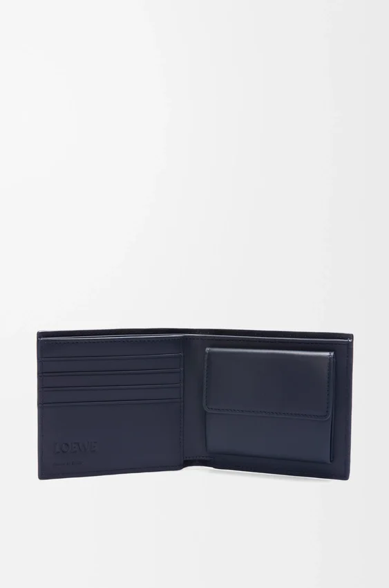 Bifold Coin Wallet in Textured Classic Calfskin Bifold Coin Wallet in Textured Classic Calfskin