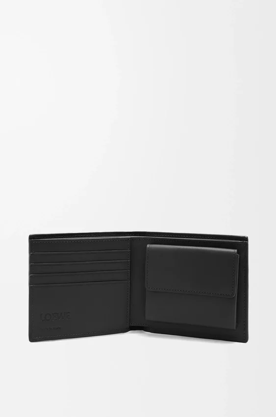 Bifold Coin Wallet in Textured Classic Calfskin Bifold Coin Wallet in Textured Classic Calfskin