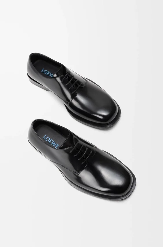 Bobine Derby in Brushed Calfskin Bobine Derby in Brushed Calfskin