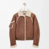 Bomber Jacket in Shearling