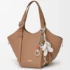 Multi Shell Charm in Leather