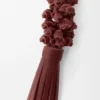 Braided Knot Charm in Calfskin