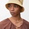 Bucket Hat in Raffia