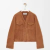 Cardigan in Shearling