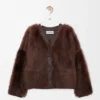 Cardigan in Shearling