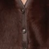Cardigan in Shearling