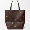 Cats Xl Puzzle Fold Tote in Nappa Calfskin