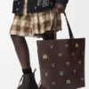 Cats Xl Puzzle Fold Tote in Nappa Calfskin