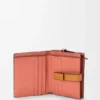 Compact Zip Wallet in Soft Grained Calfskin