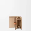 Compact Zip Wallet in Soft Grained Calfskin