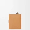 Compact Zip Wallet in Soft Grained Calfskin