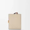 Compact Zip Wallet in Soft Grained Calfskin