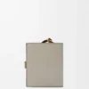 Compact Zip Wallet in Soft Grained Calfskin