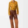 Trousers in Suede Lambskin