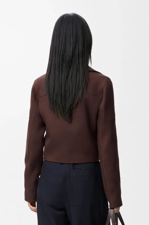 Cropped Jacket in Wool Cropped Jacket in Wool