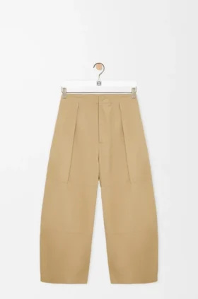 Cropped Trousers in Cotton