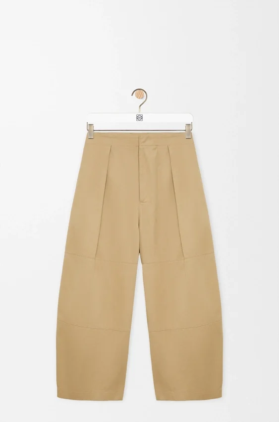 Cropped Trousers in Cotton Cropped Trousers in Cotton