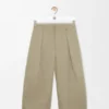 Cropped Trousers in Cotton