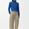 Cropped Trousers in Cotton