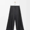 Cropped Trousers in Nappa Lambskin
