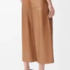 Cropped Trousers in Nappa Lambskin