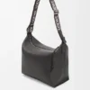 Cubi Crossbody Bag in Supple Smooth Calfskin and Jacquard