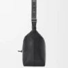 Cubi Crossbody Bag in Supple Smooth Calfskin and Jacquard