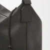 Cubi Crossbody Bag in Supple Smooth Calfskin and Jacquard