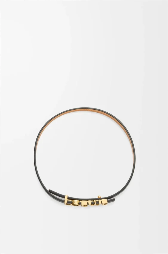 Double Wrap Loewe Bracelet in Calfskin Double Wrap Loewe Bracelet in Calfskin