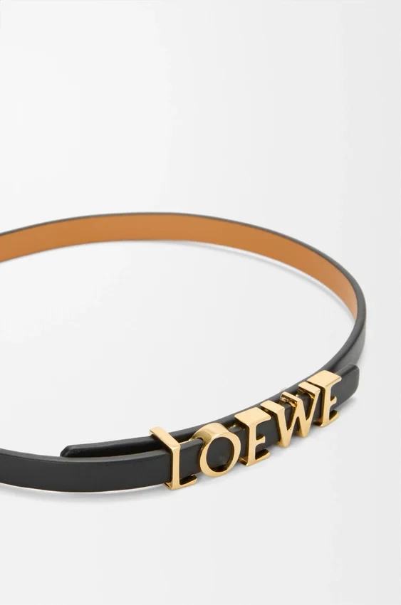 Double Wrap Loewe Bracelet in Calfskin Double Wrap Loewe Bracelet in Calfskin