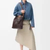 Draped Jacket in Denim