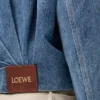 Draped Jacket in Denim
