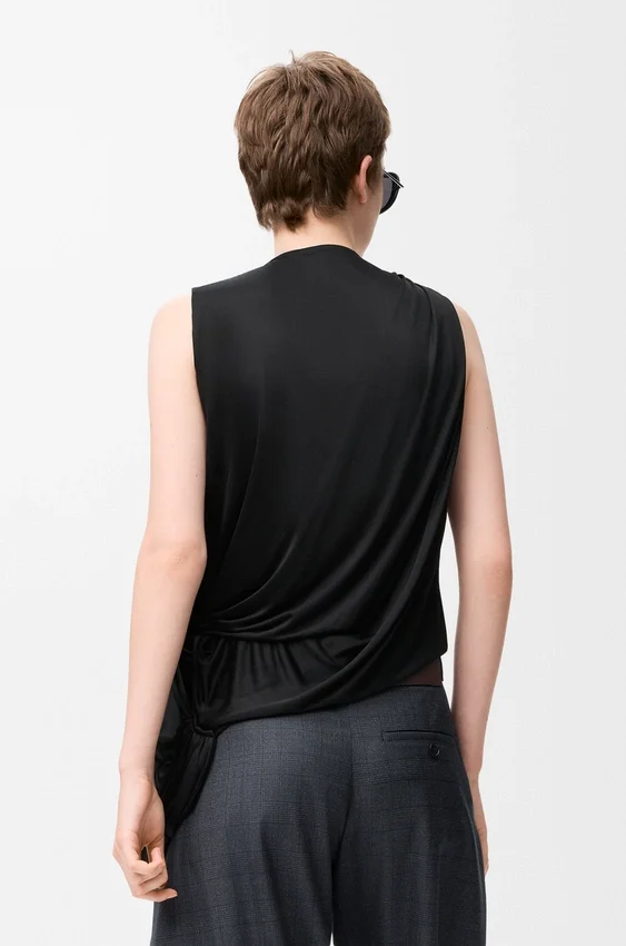 Draped Top in Viscose Draped Top in Viscose