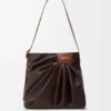 Draped Tote in Mellow Nappa Lambskin