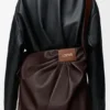 Draped Tote in Mellow Nappa Lambskin