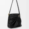 Draped Tote in Mellow Nappa Lambskin