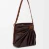Draped Tote in Mellow Nappa Lambskin