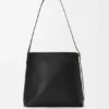 Draped Tote in Mellow Nappa Lambskin