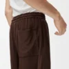 Drawstring Shorts in Suede Goatskin